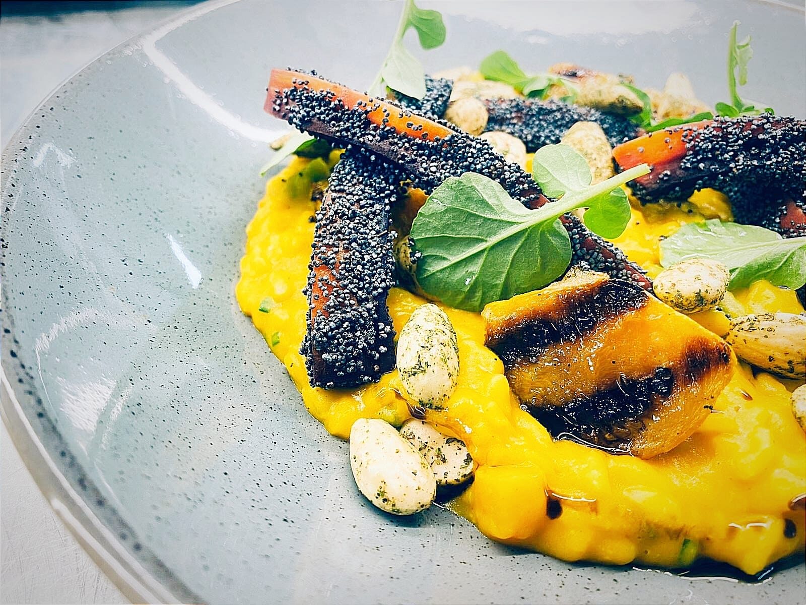 Kürbisrisotto mit karamellisierten Karotten — Küche 51°
